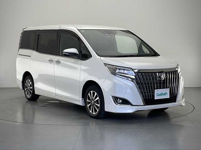 トヨタ エスクァイア Gi プレミアムパッケージ ブラックテーラード 長野県 2019(令1)年 4.9万km ホワイトパールクリスタルシャイン アルパイン11型ナビ/（フルセグ/Bluetooth/CD/DVD/USB/HDMI)/バックカメラ/ETC/両側電動スライドドア/前席シートヒーター/ステアリングヒーター/衝突軽減ブレーキ/車線逸脱防止/クルーズコントロール/前後コーナーセンサー/LEDヘッドライト/ピアノ調ステアリング/ステアリングスイッチ/後席サンシェード/後席ドリンクホルダー/スマートキー