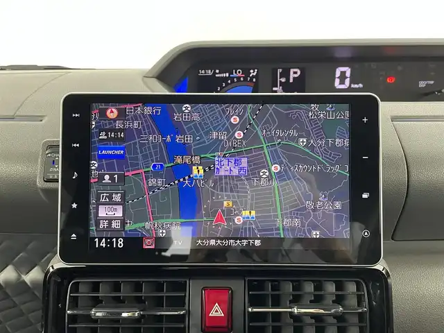 ダイハツ タント カスタム RS 大分県 2019(令1)年 10万km ブラックマイカメタリック/シャイニングホワイトパール ワンオーナー/ターボ車/スマートアシスト/・衝突回避支援ブレーキ機能/・衝突警報機能/・ブレーキ制御付誤発進抑制機能/・車線逸脱抑制制御機能/・車線逸脱警報機能/・路側逸脱警報機能/・ふらつき警報/・先行車発進お知らせ機能/・標識認識機能/・ADB（アダプティブドライビングビーム）/・サイドビューランプ/純正9型ナビ　型式：NSZN-Y69DS/【フルセグTV、DVD再生可、BT対応、USB】/ステアリングスイッチ/バックカメラ/両側電動スライドドア/・ワンタッチオープン機能/・ウェルカムオープン機能/・タッチ&ゴーロック機能/ナビ連動ドライブレコーダー/ビルトインETC/アイドリングストップ/横滑り防止装置/電動格納ミラー/純正フロアマット/オートライト/LEDヘッドライト/LEDフォグ/純正15インチアルミホイール/保証書、取説、スペアキー有り