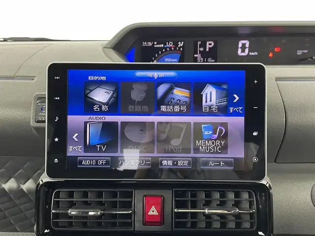 ダイハツ タント カスタム RS 大分県 2019(令1)年 10万km ブラックマイカメタリック/シャイニングホワイトパール ワンオーナー/ターボ車/スマートアシスト/・衝突回避支援ブレーキ機能/・衝突警報機能/・ブレーキ制御付誤発進抑制機能/・車線逸脱抑制制御機能/・車線逸脱警報機能/・路側逸脱警報機能/・ふらつき警報/・先行車発進お知らせ機能/・標識認識機能/・ADB（アダプティブドライビングビーム）/・サイドビューランプ/純正9型ナビ　型式：NSZN-Y69DS/【フルセグTV、DVD再生可、BT対応、USB】/ステアリングスイッチ/バックカメラ/両側電動スライドドア/・ワンタッチオープン機能/・ウェルカムオープン機能/・タッチ&ゴーロック機能/ナビ連動ドライブレコーダー/ビルトインETC/アイドリングストップ/横滑り防止装置/電動格納ミラー/純正フロアマット/オートライト/LEDヘッドライト/LEDフォグ/純正15インチアルミホイール/保証書、取説、スペアキー有り