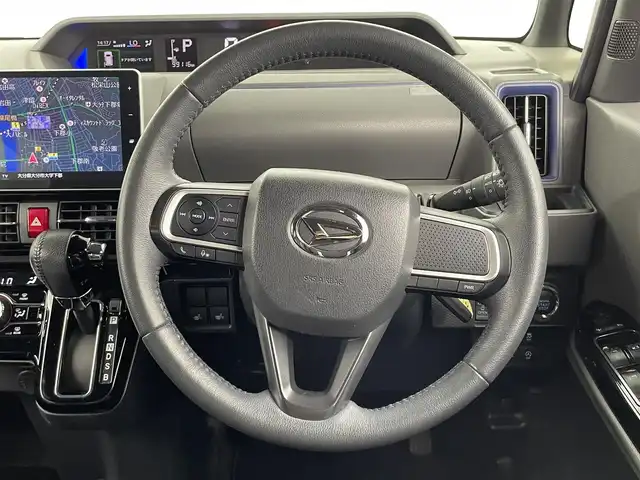 ダイハツ タント カスタム RS 大分県 2019(令1)年 10万km ブラックマイカメタリック/シャイニングホワイトパール ワンオーナー/ターボ車/スマートアシスト/・衝突回避支援ブレーキ機能/・衝突警報機能/・ブレーキ制御付誤発進抑制機能/・車線逸脱抑制制御機能/・車線逸脱警報機能/・路側逸脱警報機能/・ふらつき警報/・先行車発進お知らせ機能/・標識認識機能/・ADB（アダプティブドライビングビーム）/・サイドビューランプ/純正9型ナビ　型式：NSZN-Y69DS/【フルセグTV、DVD再生可、BT対応、USB】/ステアリングスイッチ/バックカメラ/両側電動スライドドア/・ワンタッチオープン機能/・ウェルカムオープン機能/・タッチ&ゴーロック機能/ナビ連動ドライブレコーダー/ビルトインETC/アイドリングストップ/横滑り防止装置/電動格納ミラー/純正フロアマット/オートライト/LEDヘッドライト/LEDフォグ/純正15インチアルミホイール/保証書、取説、スペアキー有り