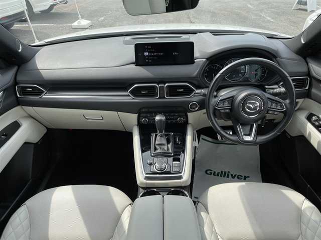マツダ ＣＸ－８ XD エクスクルーシブモード 千葉県 2021(令3)年 2.6万km スノーフレイクホワイトパールマイカ サンルーフ/白レザーシート/360°カメラ/BOSEプレミアムサウンド/純正マツダコネクトナビ/・Bluetooth/フルセグTV/前席パワーシート/1列目2列目シートヒーター/1列目2列目シートベンチレーション/パワーバックドア/レーンキープアシスト/アダプティブクルーズコントロール/ブラインドスポットモニター/スマートキー/前後コーナーセンサー/ヘッドアップディスプレイ/パドルシフト/純正19インチアルミホイール/置くだけ充電/純正アダプティブLEDヘッドライト/フォグランプ/本革巻ステアリング/ETC/サイド＆カーテンエアバッグ
