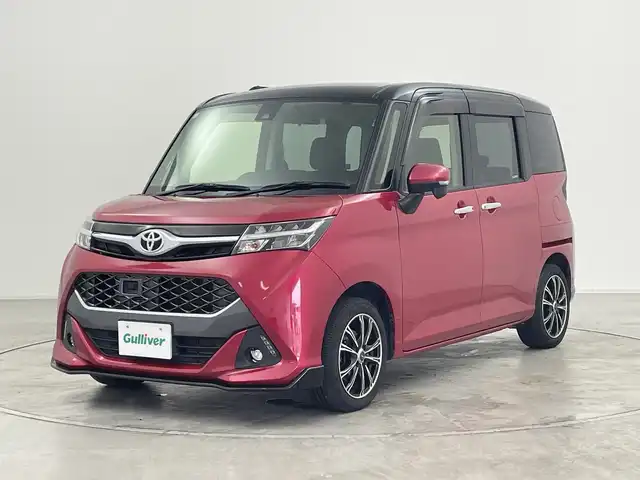 トヨタ タンク カスタムG S 群馬県 2018(平30)年 5.5万km ブラックマイカ/マゼンダベリーメタリック 純正９型ナビ　フルセグＴＶ　バックカメラ　衝突被害軽減ブレーキ　車線逸脱警報　クルーズコントロール　両側電動スライドドア　ＬＥＤヘッドライト　ステアリングスイッチ リアサンシェード　ＥＴＣ　禁煙車