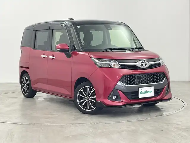 トヨタ タンク カスタムG S 群馬県 2018(平30)年 5.5万km ブラックマイカ/マゼンダベリーメタリック 純正９型ナビ　フルセグＴＶ　バックカメラ　衝突被害軽減ブレーキ　車線逸脱警報　クルーズコントロール　両側電動スライドドア　ＬＥＤヘッドライト　ステアリングスイッチ リアサンシェード　ＥＴＣ　禁煙車