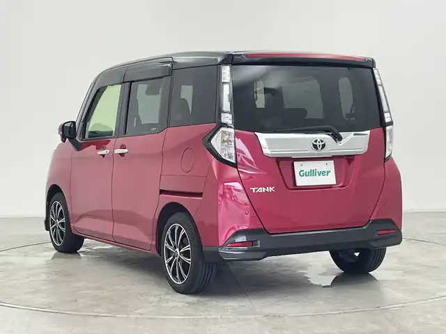 トヨタ タンク カスタムG S 群馬県 2018(平30)年 5.5万km ブラックマイカ/マゼンダベリーメタリック 純正９型ナビ　フルセグＴＶ　バックカメラ　衝突被害軽減ブレーキ　車線逸脱警報　クルーズコントロール　両側電動スライドドア　ＬＥＤヘッドライト　ステアリングスイッチ リアサンシェード　ＥＴＣ　禁煙車