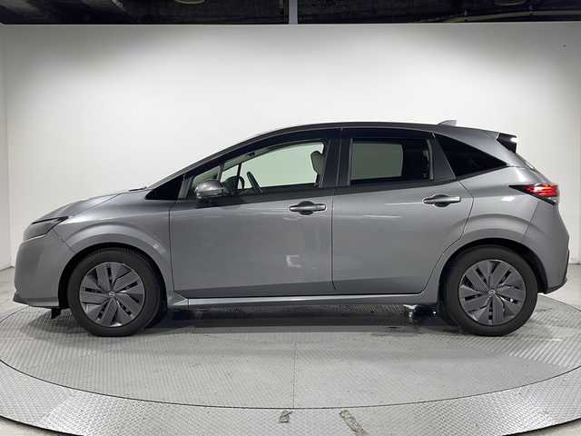 日産 ノート X 広島県 2023(令5)年 0.3万km ダークメタルグレー 純正9型ナビ/インテリジェントアラウンドビューモニター/インテリジェントルームミラー/エマージェンシーブレーキ/車線逸脱警報/車線逸脱抑制/ハイビームアシスト/ブラインドスポットモニター/フロント/バックソナー/誤発進抑制機能/ETC2.0/ドライブレコーダー/USB/HDMI入力端子