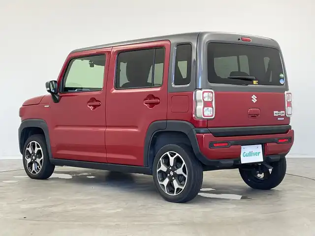 スズキ ハスラー HYBRID X 新潟県 2020(令2)年 4.5万km フェニックスレッドパール/ガンメタリック2トーンルーフ カロッツェリアメモリナビ【AVIC-RZ810】/　フルセグTV/Bluetooth/CD/DVD/USB/ドライブレコーダー/衝突被害軽減ブレーキ/レーンキープアシスト/後方コーナーセンサー/前席シートヒーター/LEDヘッドライト/レザーステアリング/ステアリングスイッチ/アイドリングストップ/横滑り防止装置/オートマチックハイビーム/オートライト/禁煙車