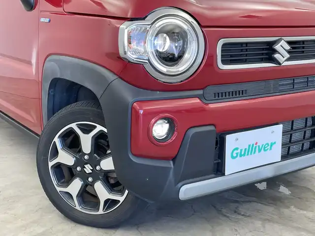 スズキ ハスラー HYBRID X 新潟県 2020(令2)年 4.5万km フェニックスレッドパール/ガンメタリック2トーンルーフ カロッツェリアメモリナビ【AVIC-RZ810】/　フルセグTV/Bluetooth/CD/DVD/USB/ドライブレコーダー/衝突被害軽減ブレーキ/レーンキープアシスト/後方コーナーセンサー/前席シートヒーター/LEDヘッドライト/レザーステアリング/ステアリングスイッチ/アイドリングストップ/横滑り防止装置/オートマチックハイビーム/オートライト/禁煙車