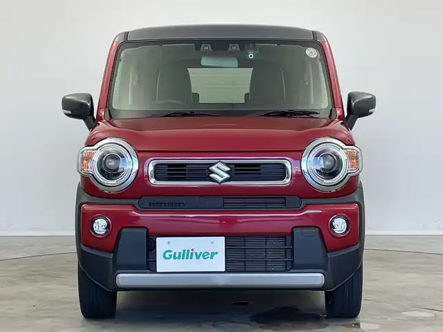 スズキ ハスラー HYBRID X 新潟県 2020(令2)年 4.5万km フェニックスレッドパール/ガンメタリック2トーンルーフ カロッツェリアメモリナビ【AVIC-RZ810】/　フルセグTV/Bluetooth/CD/DVD/USB/ドライブレコーダー/衝突被害軽減ブレーキ/レーンキープアシスト/後方コーナーセンサー/前席シートヒーター/LEDヘッドライト/レザーステアリング/ステアリングスイッチ/アイドリングストップ/横滑り防止装置/オートマチックハイビーム/オートライト/禁煙車