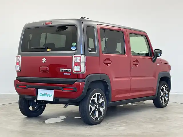 スズキ ハスラー HYBRID X 新潟県 2020(令2)年 4.5万km フェニックスレッドパール/ガンメタリック2トーンルーフ カロッツェリアメモリナビ【AVIC-RZ810】/　フルセグTV/Bluetooth/CD/DVD/USB/ドライブレコーダー/衝突被害軽減ブレーキ/レーンキープアシスト/後方コーナーセンサー/前席シートヒーター/LEDヘッドライト/レザーステアリング/ステアリングスイッチ/アイドリングストップ/横滑り防止装置/オートマチックハイビーム/オートライト/禁煙車