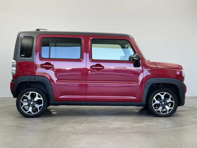 スズキ ハスラー HYBRID X 新潟県 2020(令2)年 4.5万km フェニックスレッドパール/ガンメタリック2トーンルーフ カロッツェリアメモリナビ【AVIC-RZ810】/　フルセグTV/Bluetooth/CD/DVD/USB/ドライブレコーダー/衝突被害軽減ブレーキ/レーンキープアシスト/後方コーナーセンサー/前席シートヒーター/LEDヘッドライト/レザーステアリング/ステアリングスイッチ/アイドリングストップ/横滑り防止装置/オートマチックハイビーム/オートライト/禁煙車