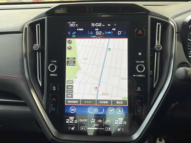 スバル ＷＲＸ Ｓ４ STIスポーツR EX 愛知県 2022(令4)年 2.8万km マグネタイトグレーメタリック /ワンオーナー//純正11.6インチナビ//TV・Bluetooth・AM・FM・ipod・AUX//applecarplay・androidauto//追従走行クルーズコントロール//シートヒーター//前列パワーシート//バックカメラ(フロント・サイド)//純正ビルトインETC//衝突軽減ブレーキ//LEDライト//純正フロアマット//後方コーナーセンサー//フロント・リアフォグランプ//革シート//革巻きステアリング//ステアリングスイッチ