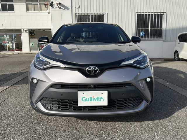トヨタ Ｃ－ＨＲ G－T 富山県 2019(令1)年 9.5万km ブラック/メタルストリームM スマートキー/パノラミックビューモニター/ハーフレザーシート/メーカーオプションナビ/BT/フルセグTV/AppleCarPlay/LEDヘッドライト/フォグ/衝突安全ブレーキ/レーンキープ/オートハイビーム/プッシュスタート/前後ドラレコ/オートリトラミラー/ステアリングスイッチ/ドアミラーヒーター/電格ウィンカーミラー/リアスポイラー/純正１８インチAW/オートライト/保証書・取説
