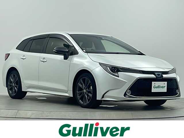 トヨタ カローラツーリング ハイブリッド ダブルバイビー 大阪府 2022(令4)年 3.7万km プラチナホワイトパールマイカ 純正ディスプレイオーディオナビ/・フルセグTV/・Bluetooth/・FM/AM/・CD/DVD/トヨタセーフティセンス/・プリクラッシュセーフティー/・レーンディパーチャーアラート/・パーキングサポートブレーキ/・前後コーナーセンサー/・レーダークルーズコントロール/・オートマチックハイビーム/バックカメラ/ハーフレザーシート/オートホールド/LEDヘッドライト/スマートキー/スペアキー/ビルトインETC