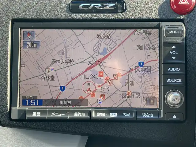 ホンダ ＣＲ－Ｚ α 静岡県 2010(平22)年 3.5万km クリスタルブラックパール 純正インターナビ(9NHF)/　AM FM CD DVD VIDEO/HIDオートヘッドランプ/革巻きステアリング/ステアリングスイッチ/スマートキー2本/ドライブモードセレクト/フロントフォグランプ/純正フロアマット+社外キルティング調マット/ビルトインETC/バックモニター/クルーズコントロール/社外16インチアルミホイール