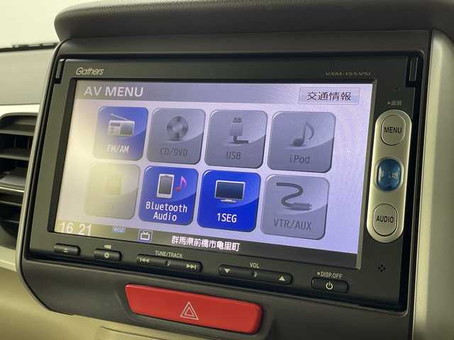 ホンダ Ｎ ＢＯＸ 2トーン G Lパッケージ 群馬県 2015(平27)年 5.2万km プレミアムディープモカパール 禁煙車　純正ナビ　バックカメラ　両側パワースライドドア　横滑り防止　アイドリングストップ　スマートキー　プッシュスタート　スペアキー　オートライト　オートエアコン　純正アルミホイール　電動格納ミラー