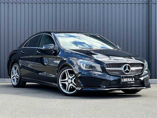 メルセデス・ベンツ ＣＬＡ１８０ AMGライン 福島県 2014(平26)年 3.9万km コスモスブラック ワンオーナー/クルーズコントロール/純正ナビ/バックカメラ/フルセグTV/黒ハーフレザーシート/パワーシート（D席）/キセノンオートライト/パドルシフト/ETC/純正18インチAW/前後ドラレコ/取扱説明書/保証書/スペアキー