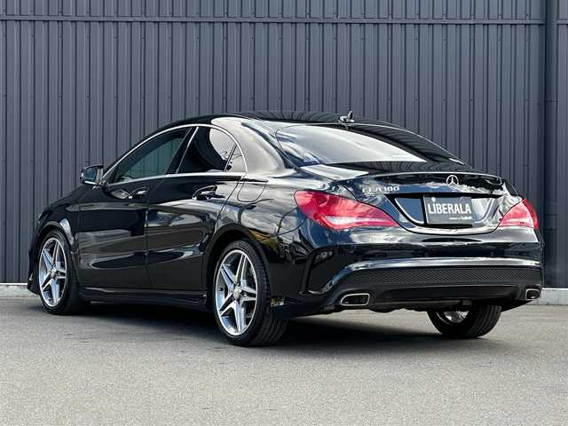 メルセデス・ベンツ ＣＬＡ１８０ AMGライン 福島県 2014(平26)年 3.9万km コスモスブラック ワンオーナー/クルーズコントロール/純正ナビ/バックカメラ/フルセグTV/黒ハーフレザーシート/パワーシート（D席）/キセノンオートライト/パドルシフト/ETC/純正18インチAW/前後ドラレコ/取扱説明書/保証書/スペアキー