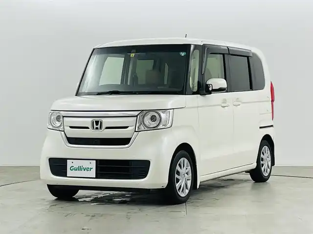 ホンダ Ｎ ＢＯＸ G L ホンダセンシング 福島県 2018(平30)年 3.7万km プレミアムホワイトパールⅡ ホンダセンシング　/・衝突被害軽減システム/・ACC/・先行車発進告知/・レーンアシスト/・標識認識機能/純正ＳＤナビ　/【AM/FM/CD/Bluetooth】/型番:VXM-184CI/バックカメラ　/ＥＴＣ　/ドライブレコーダー　/両側パワースライドドア　/ステアリングスイッチ　/プッシュスタート　/・スマートキー　/・スペアキー　/LEDライト　/・オートライト　/純正フロアマット/ドアバイザー