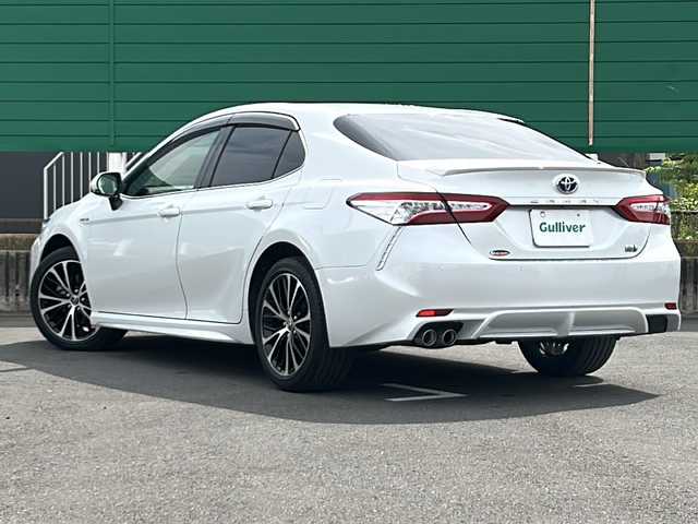 トヨタ カムリ WSレザーパッケージ 茨城県 2019(平31)年 2.8万km プラチナホワイトパールマイカ 横滑り防止装置/衝突被害軽減システム/コーナーセンサー前後/パワーシート/レーンキープアシスト/盗難防止装置/オートライト/オートマチックハイビーム/電動リアゲート/Bluetooth/USB入力端子/LEDヘッドライト/ETC/バックカメラ/フルセグTV/SDナビ/ドライブレコーダー/レザーシート/18インチ純正アルミホイール/シートヒーター/寒冷地仕様/パーキングアシスト