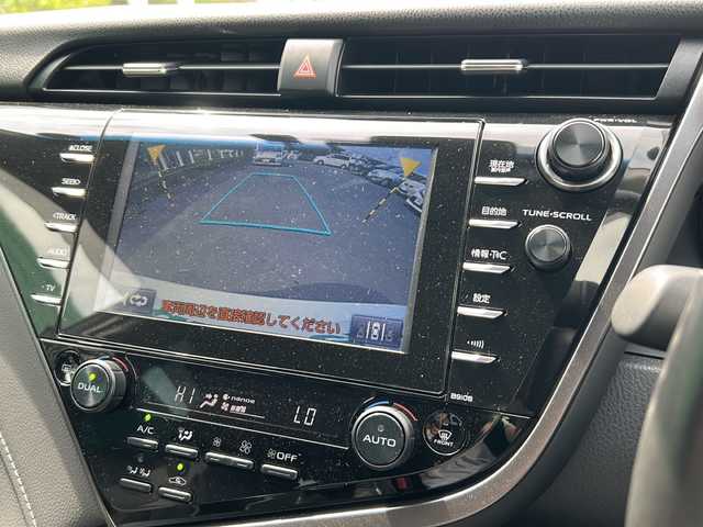 トヨタ カムリ WSレザーパッケージ 茨城県 2019(平31)年 2.8万km プラチナホワイトパールマイカ 横滑り防止装置/衝突被害軽減システム/コーナーセンサー前後/パワーシート/レーンキープアシスト/盗難防止装置/オートライト/オートマチックハイビーム/電動リアゲート/Bluetooth/USB入力端子/LEDヘッドライト/ETC/バックカメラ/フルセグTV/SDナビ/ドライブレコーダー/レザーシート/18インチ純正アルミホイール/シートヒーター/寒冷地仕様/パーキングアシスト
