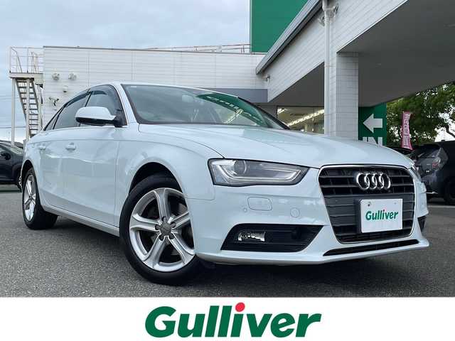 アウディ Ａ４ 2．0 TFSI 兵庫県 2013(平25)年 6.7万km グレイシアホワイトメタリック 保証書・取説・有/純正SDナビ・ワンセグ・BT・CD・DVD・FM・AM/ETC/バックカメラ/追尾機能付きクルーズコントロール・/車線逸脱防止支援システム/衝突被害軽減ブレーキ/コーナーセンサー/前後ドライブレコーダー/ブラインドスポットミラー/アイドリングストップ/プッシュスタート/スマートキー×2/純正フロアマット/純正ドアバイザー
