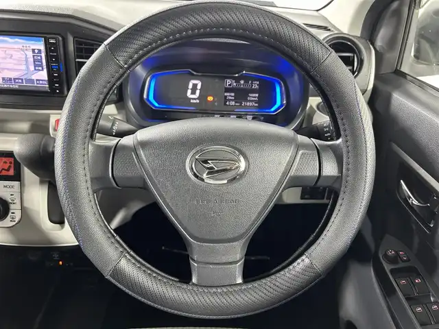 ダイハツ ミラ イース G SAⅢ 佐賀県 2018(平30)年 2.2万km スカイブルーメタリック 純正7インチナビ　/フルセグテレビ/BT/CD/DVD/MSV/バックカメラ　/衝突被害軽減/レーンキープアシスト/前席シートヒーター/クリアランスソナー　/オートマチックハイビーム　/ドライブレコーダー　/ＥＴＣ　/ＬＥＤオートヘッドライト　/プッシュスタート/純正14インチアルミホイール/アイドリングストップ/取扱説明書/保証書