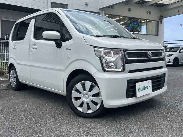 スズキ ワゴンＲ HYBRID FX 宮崎県 2017(平29)年 6.4万km ピュアホワイトパール パワーウィンドウ/パワーステアリング/ABS搭載/純正フロアマット