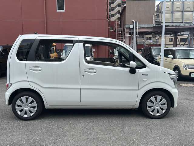 スズキ ワゴンＲ HYBRID FX 宮崎県 2017(平29)年 6.4万km ピュアホワイトパール パワーウィンドウ/パワーステアリング/ABS搭載/純正フロアマット