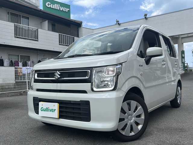 スズキ ワゴンＲ HYBRID FX 宮崎県 2017(平29)年 6.4万km ピュアホワイトパール パワーウィンドウ/パワーステアリング/ABS搭載/純正フロアマット