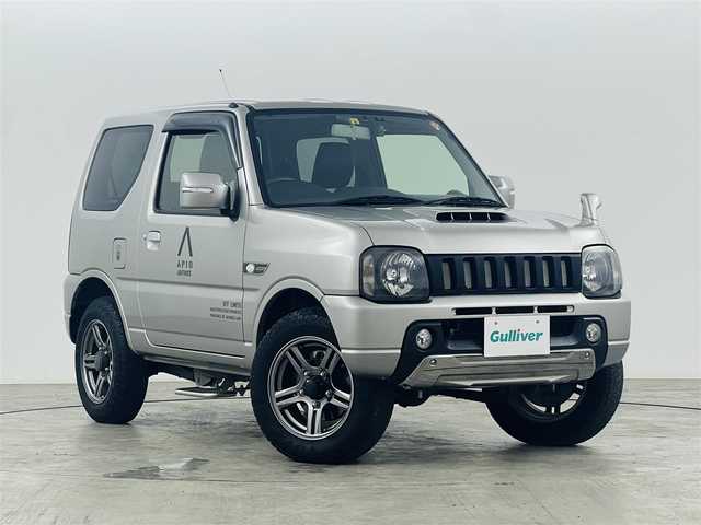 スズキ ジムニー ランドベンチャー 福島県 2018(平30)年 2.4万km スチールシルバーM 社外ナビ/・型番：MDV-S706/・フルセグTV/CD/DVD/Bluetooth/・ETC/・ドライブレコーダー/4WD/革巻きステアリング/・ステアリングリモコン/ハーフレザーシート/・シートヒーター/電動格納ミラー/純正フロアマット/ドアバイザー