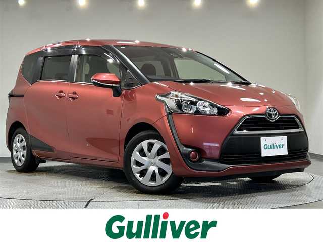トヨタ シエンタ G 愛知県 2018(平30)年 2.7万km レッドマイカM 純正ＳＤナビ/(FM/AM/CD・DVD再生/Bluetooth/フルセグTV/SD)/トヨタセーフティセンス　/　　-プリクラッシュセーフティ　/　　-オートマチックハイビーム　/　　-レーンディパーチャーアラート/両側パワースライドドア　/ビルトインＥＴＣ　/バックカメラ　/ドライブレコーダー　/LEDヘッドライト/プッシュスタート/　　-スマートキー
