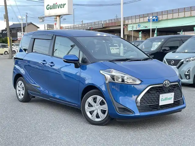 トヨタ シエンタ X 石川県 2019(令1)年 6.1万km コバルトブルーメタリック 社外メモリーナビ/フルセグTV/ETC/パワースライドドア/キーレス/レーダーブレーキ/レーンキープアシスト/ドライブレコーダー/保証書