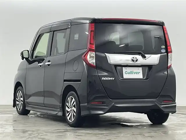 トヨタ ルーミー カスタムG S 福島県 2018(平30)年 2.1万km ブラックマイカメタリック スマートアシスト/・衝突回避支援ブレーキ機能/・車線逸脱警報機能/・アダプティブクルーズコントロール/・オートハイビーム/・アダプティブドライビングビーム/モデリスタエアロ/・フロント/サイド/リアスポイラー/社外HDDナビ/型番:AVIC-RL801/・AM/FM/CD/DVD/BT/SD/フルセグTV/・バックカメラ/・ETC/両側パワースライドドア/ステアリングスイッチ/・チルト式ステアリング/LEDヘッドライト/・オートライト/プッシュスタート/・スマートキー/純正AW/純正フロアマット