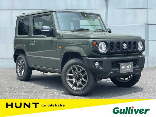 スズキ ジムニー XC 千葉県 2023(令5)年 1.6万km ジャングルグリーン セーフティサポート /ストラーダナビ /【型式：CN-E330D】/ラジオ/CD/Bluetooth/フルセグTV /バックカメラ /D/N席シートヒーター /ビルトインETC /オートライト/LEDヘッドライト /フロントフォグランプ/クルーズコントロール/パワーウィンドウ/パワーステアリング/ABS