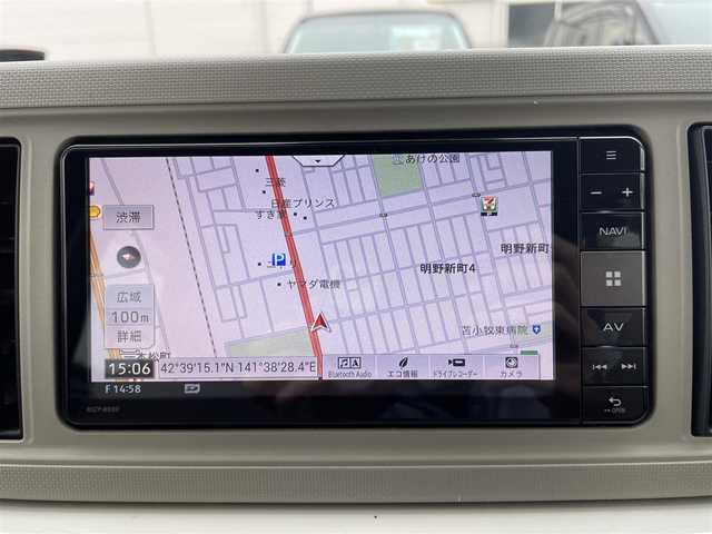 ダイハツ ミラ トコット G SA Ⅲ 道央・札幌 2019(平31)年 9.8万km サニーデイブルーメタリック 登録時走行距離97/934km/ワンオーナー/　４　W　D　/寒冷地仕様/スマートアシストIII（レーンキープアシスト/衝突軽減ブレーキ）/純正ナビ（CD/DVD/FM/AM/SD/BT)/フルセグ(走行中視聴可能)/バックカメラ/全周囲カメラ/アイドリングストップ/ドアバイザー/プッシュスタート/パーキングアシスト/USB入力端子/ドライブレコーダー（前方）/シートヒーター（運転席/助手席）/横滑り防止装置/盗難防止装置/オートマチックハイビーム/コーナーセンサー/ヘッドライトレベライザー/ステアリングスイッチ/電動格納ミラー/積込冬タイヤ（スチールホイール/155/65/R14/23年製/溝6ｍｍ）