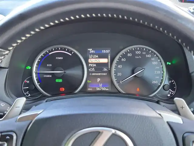 レクサス ＮＸ 300h Iパッケージ 宮城県 2018(平30)年 5.7万km ソニッククォーツ パーキングサポートブレーキ（静止物）/OP18インチAW/＝＝＝/セーフティシステムプラス/・プリクラッシュセーフティ/・レーンディパーチャーアラート/・アダプティブハイビームシステム/・レーダークルーズコントロール/純正ナビ/・CD/DVD/・Bluetooth/・フルセグTV/サイドカメラ/バックカメラ/ビルトインETC2.0/ドライブレコーダー/パワーバックドア/L_tex（合皮）シート/シートヒーター/ステアリングヒーター/パワーシート（運転席メモリー機能付）/革巻きステアリング/パドルシフト/ステアリングスイッチ/電動パーキングブレーキ/ブレーキホールド/角型LEDヘッドランプ/フォグランプ/オートライト/スマートキー＆プッシュスタート/電動格納ミラー/純正フロアマット/トノカバー/W/サイド/カーテン/ニーエアバッグ
