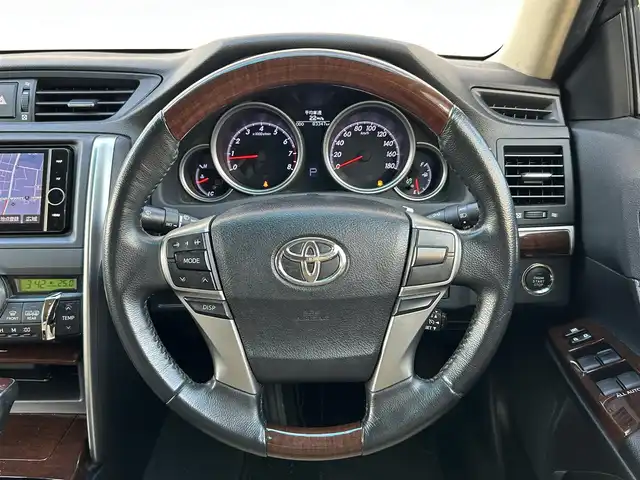 トヨタ マークＸ PREMIUM 茨城県 2013(平25)年 8.4万km ダークレッドマイカメタリック G’s仕様フロントバンパー/リヤバンパー/純正HDDナビ/　　BT/CD/DVD/フルセグ/バックカメラ/シートヒーター/パワーシート/HIDオートライト/木目調パネル/社外20インチアルミホイール/ドライブレコーダー/ETC