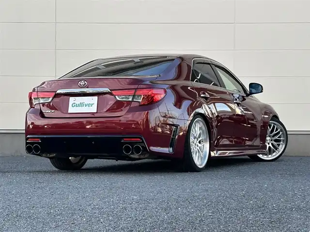 トヨタ マークＸ PREMIUM 茨城県 2013(平25)年 8.4万km ダークレッドマイカメタリック G’s仕様フロントバンパー/リヤバンパー/純正HDDナビ/　　BT/CD/DVD/フルセグ/バックカメラ/シートヒーター/パワーシート/HIDオートライト/木目調パネル/社外20インチアルミホイール/ドライブレコーダー/ETC