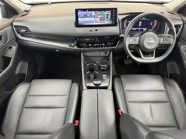 日産 エクストレイル X e－4ORCE 愛知県 2022(令4)年 9.7万km ブリリアントホワイトパール メーカー純正12.3インチナビ/・フルセグTV/Bluetooth/USB/CarPlay/アラウンドビューモニター/ビルドインETC/純正前後ドライブレコーダー/パワーバックドア/インテリジェントルームミラー/プロパイロット/エマージェンシーブレーキ/MOD（踏み間違え防止）/トランク内1500W電源/前席パワーシート/前席シートヒーター/ステアリングヒーター/純正18インチアルミホイール/純正フロアマット/ボンネットガード/サイドバイザー/テレビキャンセラー