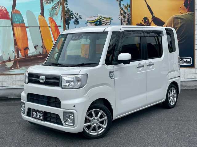 ダイハツ ウェイク L SA Ⅲ 宮崎県 2018(平30)年 2.2万km パールホワイトⅢ 両側パワースライドドア　/KENWOODナビ　/バックカメラ　/ETC　/フロント社外センサー　/CD　/DVD　/Bluetooth　/フロアマット　/ドアバイザー