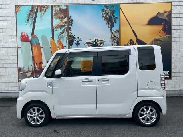 ダイハツ ウェイク L SA Ⅲ 宮崎県 2018(平30)年 2.2万km パールホワイトⅢ 両側パワースライドドア　/KENWOODナビ　/バックカメラ　/ETC　/フロント社外センサー　/CD　/DVD　/Bluetooth　/フロアマット　/ドアバイザー