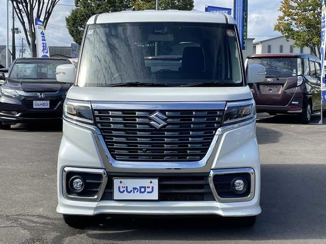 スズキ スペーシア カスタム HYBRID GS 宮城県 2018(平30)年 9万km ピュアホワイトP (株)IDOMが運営する【じしゃロン仙台店】の自社ローン専用車両になりますこちらは現金またはオートローンご利用時の価格です。自社ローンご希望の方は別途その旨お申付け下さい/純正ナビ/Bluetooth/フルセグ/パワースライドドア/ETC/全方位カメラ/衝突軽減システム