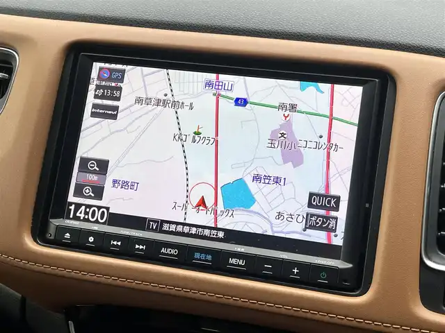 ホンダ ヴェゼル ハイブリッド Z ホンダセンシング 滋賀県 2020(令2)年 6.3万km クリスタルブラックパール 純正8インチナビ/Bluetooth/CD/DVD/iPod/AUX/フルセグTV/バックカメラ/追従クルーズコントロール/ホンダセンシング/ハーフレザーシート/シートヒーター/純正17インチアルミホイール/ETC