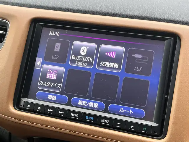 ホンダ ヴェゼル ハイブリッド Z ホンダセンシング 滋賀県 2020(令2)年 6.3万km クリスタルブラックパール 純正8インチナビ/Bluetooth/CD/DVD/iPod/AUX/フルセグTV/バックカメラ/追従クルーズコントロール/ホンダセンシング/ハーフレザーシート/シートヒーター/純正17インチアルミホイール/ETC