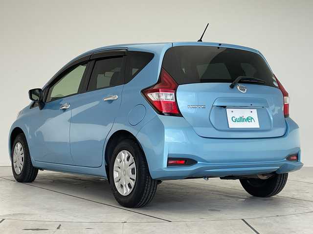 日産 ノート X 愛知県 2018(平30)年 4.8万km ソニックブルー 純正ナビ/バックカメラ/オートライト/ドライブレコーダー/ＥＴＣ/衝突軽減システム/ワンセグ/CD DVD/Bluetooth/ステアリングスイッチ/スマートキー/プッシュスタート