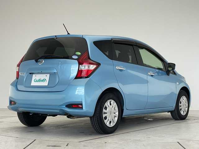 日産 ノート X 愛知県 2018(平30)年 4.8万km ソニックブルー 純正ナビ/バックカメラ/オートライト/ドライブレコーダー/ＥＴＣ/衝突軽減システム/ワンセグ/CD DVD/Bluetooth/ステアリングスイッチ/スマートキー/プッシュスタート