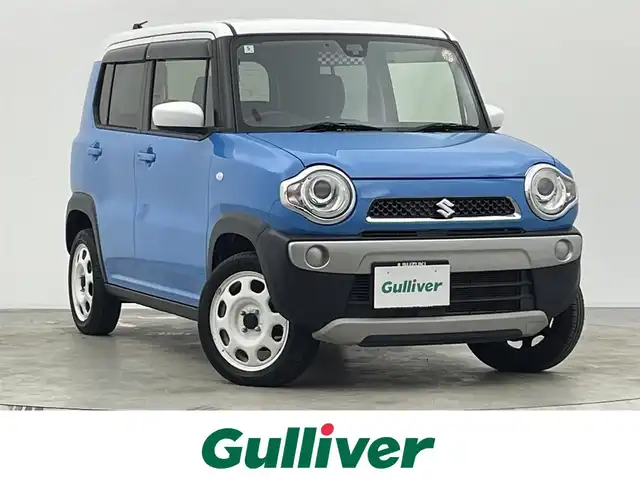 スズキ ハスラー G 宮城県 2018(平30)年 4.2万km サマーブルーM 純正SDナビ:KXM-E502M/Bluetooth/フルセグTV/CD/DVD/AM/FM/バックカメラ/ビルトインETC/衝突被害軽減システム/横滑り防止装置/オートライト/純正フロアマット/前席シートヒーター/キーレスエントリー/ドアバイザー/電動格納ミラー/アイドリングストップ