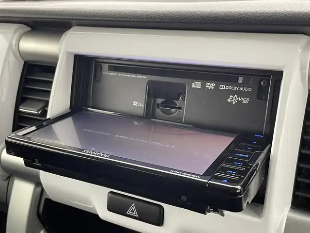 スズキ ハスラー G 宮城県 2018(平30)年 4.2万km サマーブルーM 純正SDナビ:KXM-E502M/Bluetooth/フルセグTV/CD/DVD/AM/FM/バックカメラ/ビルトインETC/衝突被害軽減システム/横滑り防止装置/オートライト/純正フロアマット/前席シートヒーター/キーレスエントリー/ドアバイザー/電動格納ミラー/アイドリングストップ