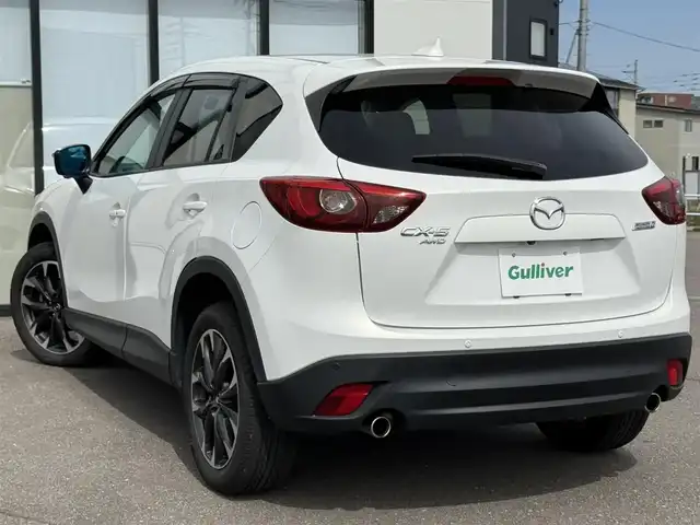 マツダ ＣＸ－５ XD Lパッケージ 道南・函館 2015(平27)年 4.4万km クリスタルホワイトパールマイカ ・ディーゼルターボ/・純正ＳＤナビ（ＢＴ，ＣＤ，ＤＶＤ）/・フルセグＴＶ/・衝突軽減ブレーキ/・クルーズコントロール/・車間認知支援システム/・バック＆サイドカメラ/・前席シートヒーター/・前席パワーシート/・ＢＯＳＥスピーカー/・前方ドライブレコーダー/・純正フロアマット/・ETC