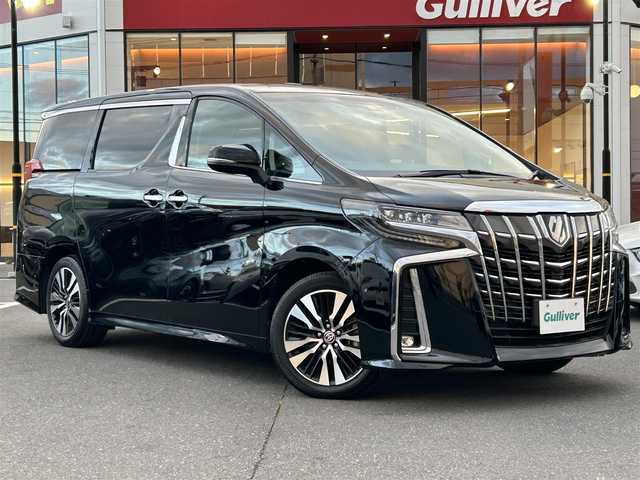 トヨタ アルファード S Cパッケージ 宮城県 2020(令2)年 2.8万km ブラック 登録時走行距離27990km/純正ディスプレイオーディオナビ/・CD/DVD/BT/USB/Miracast/サンルーフ/純正フリップダウンモニター/トヨタセーフティセンス/プリクラッシュセーフティ/レーンキープアシスト/オートマチックハイビーム/レーダークルーズコントロール/D席/N席エアシートヒーター/両側電動スライドドア/ステアリングヒーター/純正ドライブレコーダー/黒革シート/三眼LEDヘッドライト/クリアランスソナー/純正ETC2.0